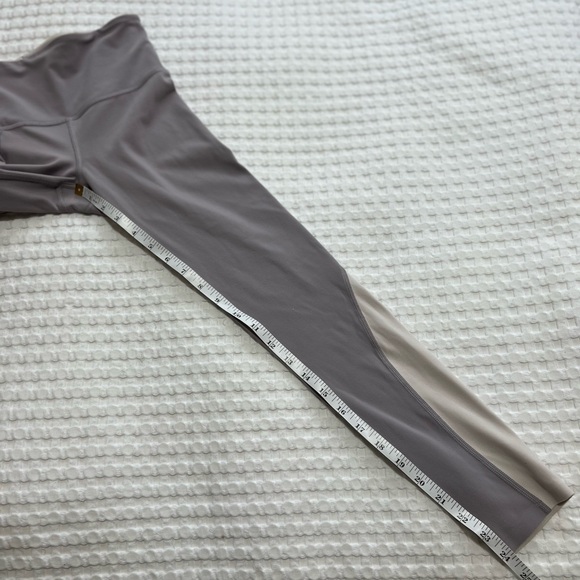 Athleta Elation Asymmetrical 7/8 Tight in Powervita Colorblock Lilac Stone - Picture 15 of 16